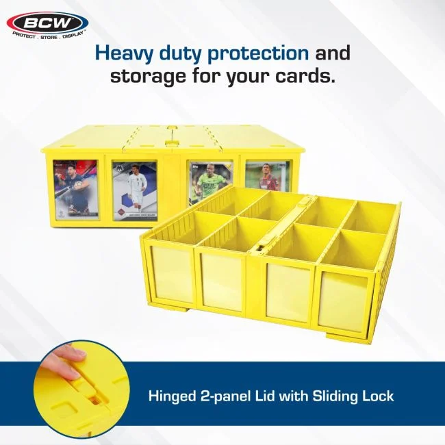 BCW Collectible Card Bin Yellow 3200 ct