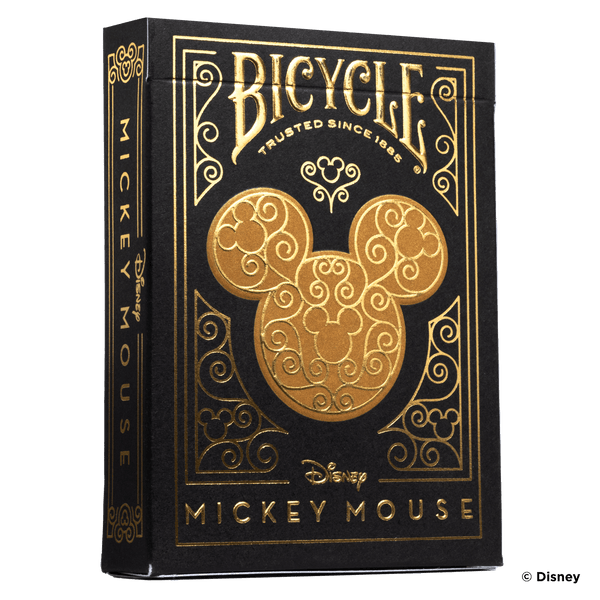 Bicycle: Mickey Mouse Black and Gold (Playing Cards)