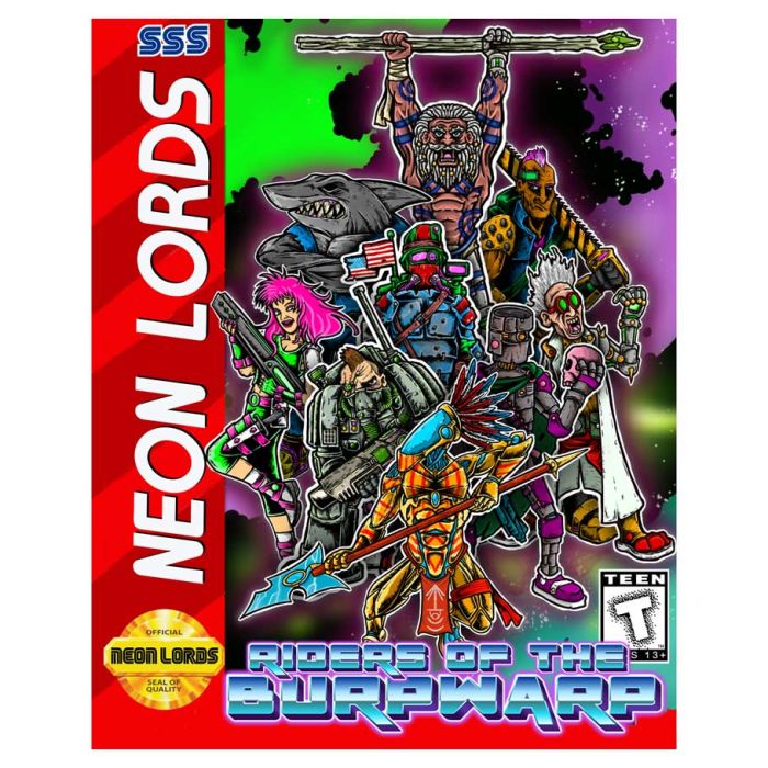 Neon Lords of the Toxic Wasteland: Riders of the Burpwarp RPG