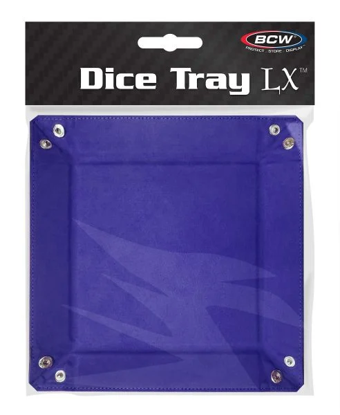 BCW Square Dice Tray LX - Blue