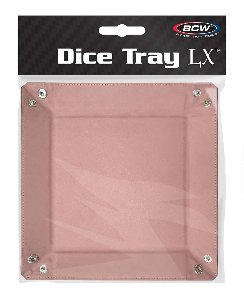 BCW Square Dice Tray LX - Pink