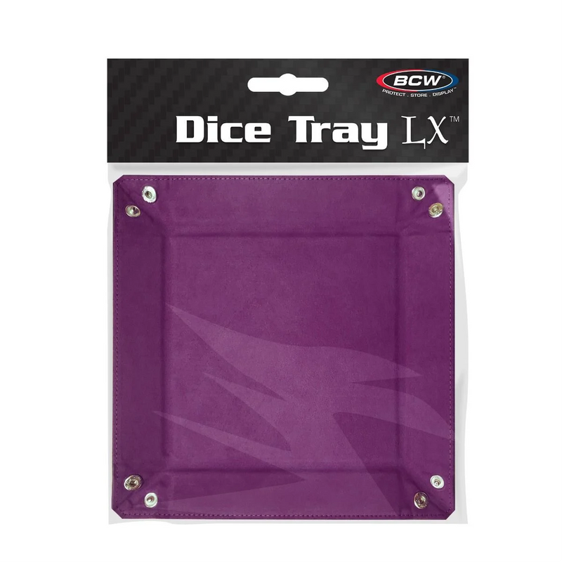 BCW Square Dice Tray LX - Purple
