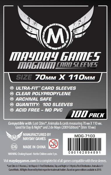 70x110mm Mayday Lost Cities Game Sleeves (Standard/Premium)