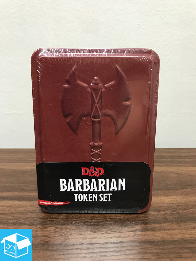 D&D: Barbarian Character Token Set