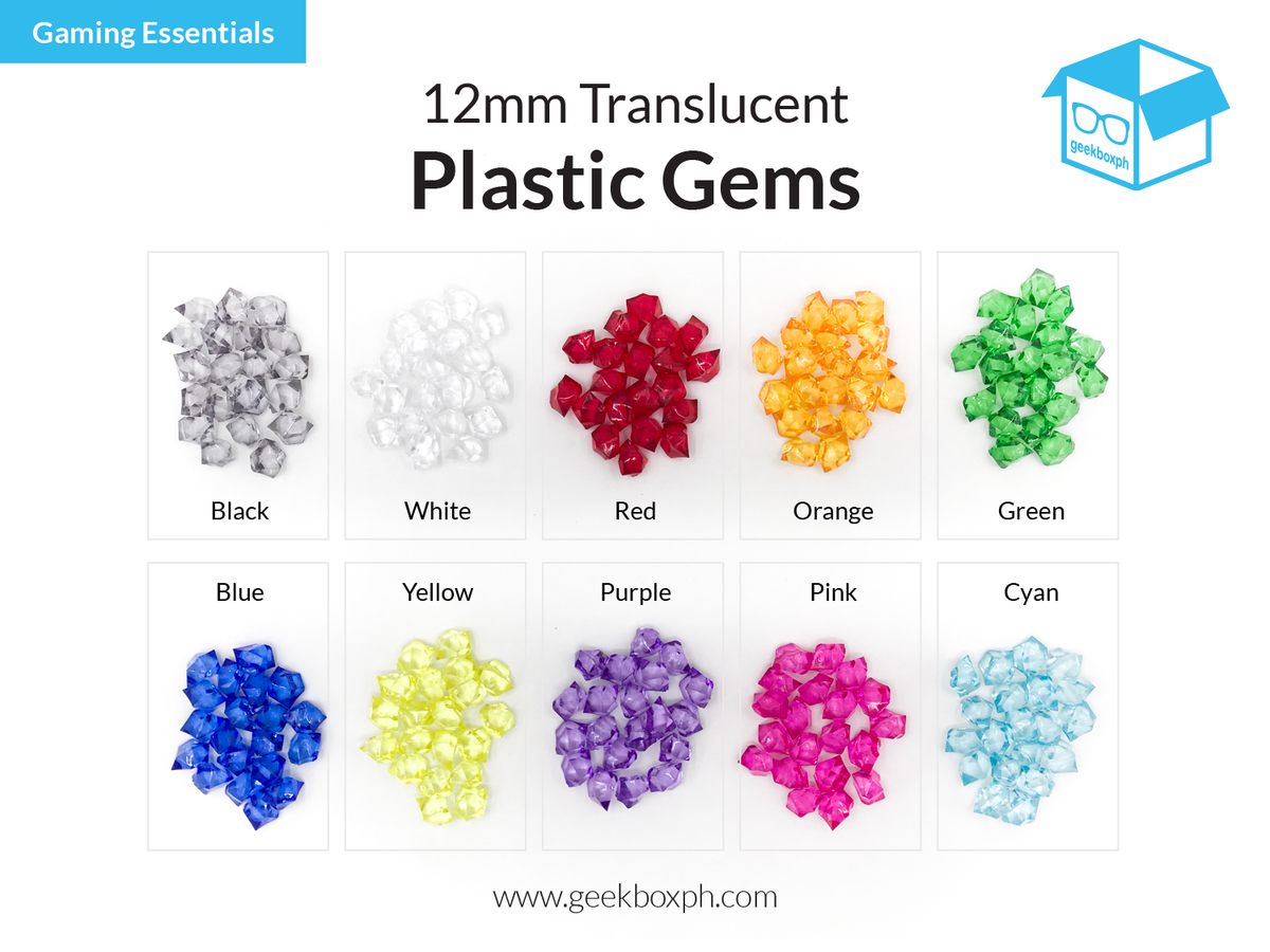 Plastic Gems (Pack of 20)