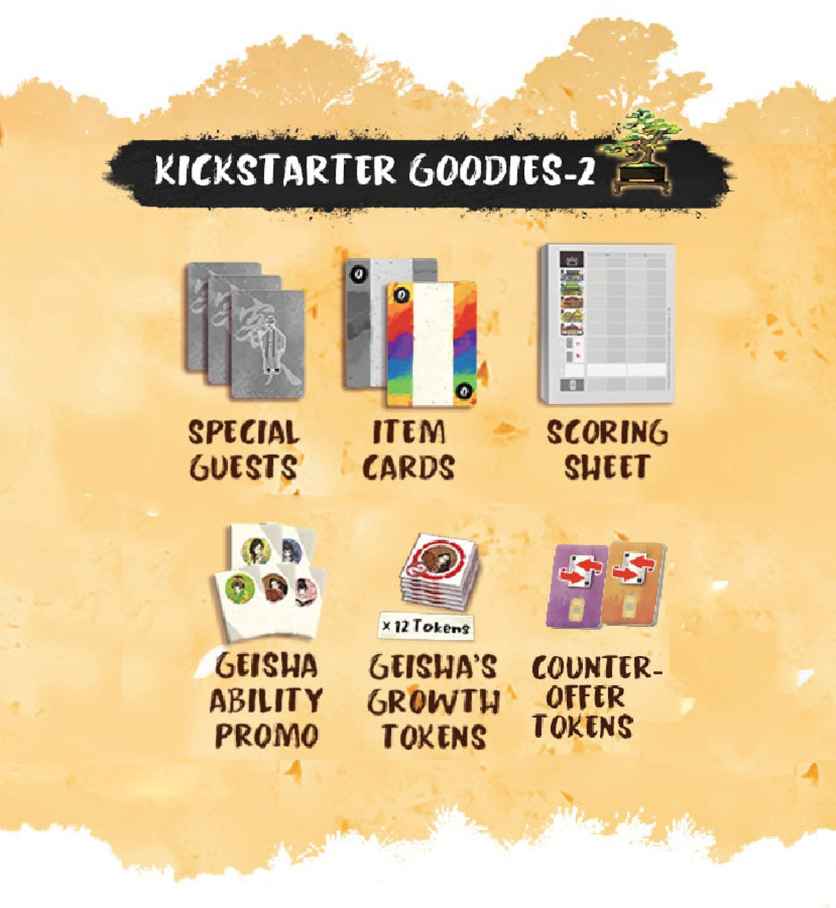 Geisha's Road: KS Goodies #2 (Game Play Promos) Add Ons
