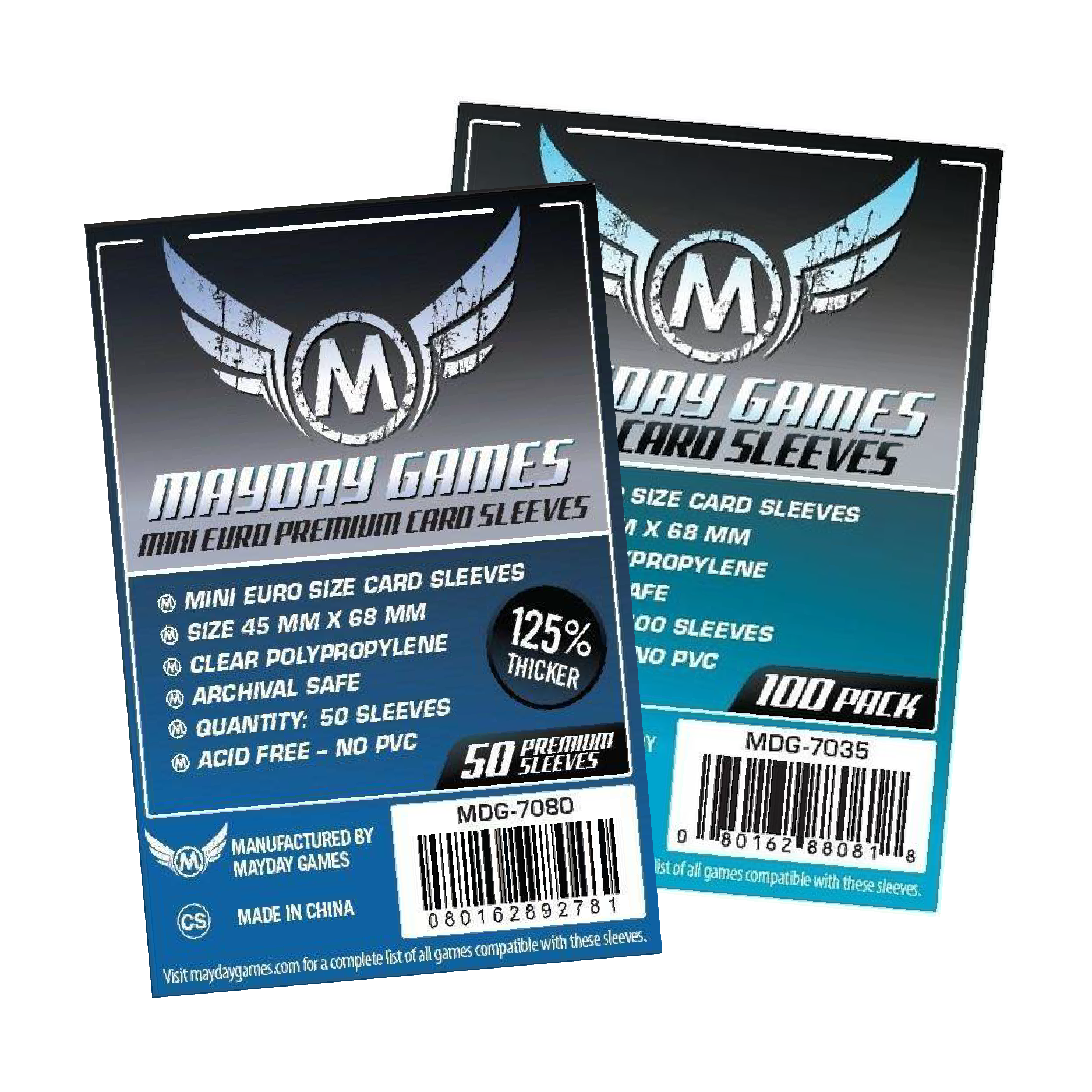 Mayday Mini Euro Game Sleeves 45x68mm Philippines - GeekBox.PH Mayday Mini Euro Game Sleeves 45x68mm Philippines - GeekBox.PH