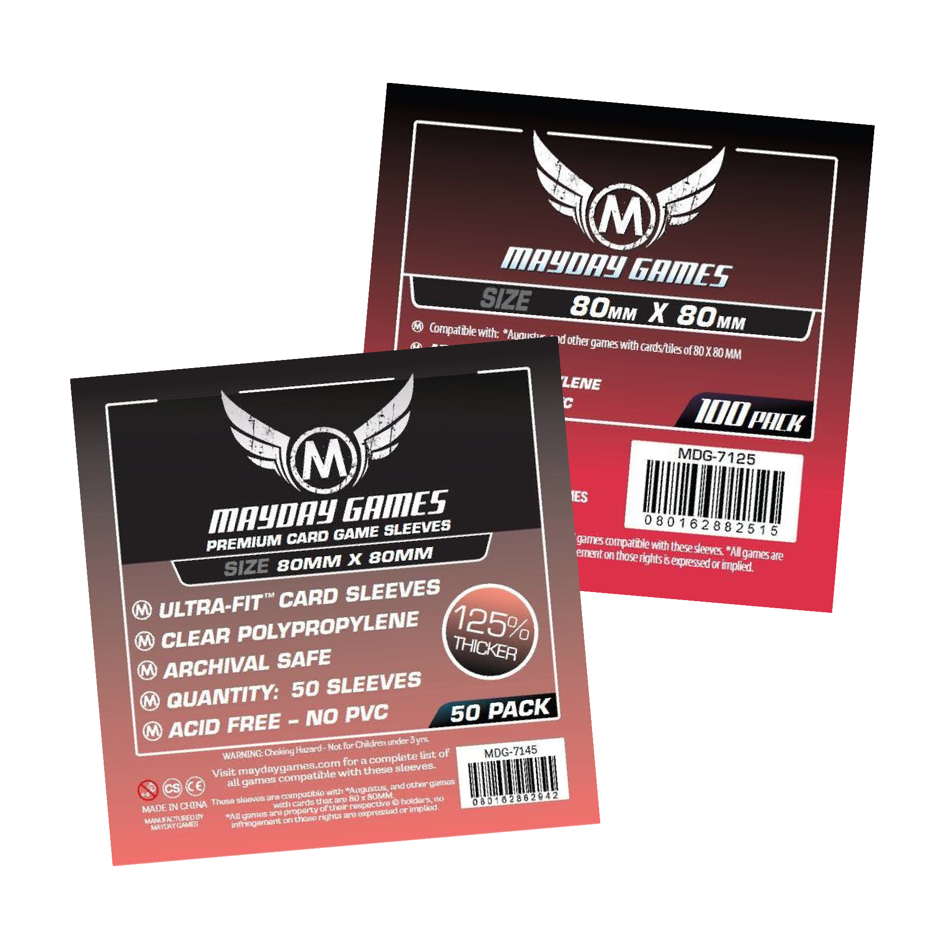Mayday Medium Square Game Sleeves 80x80mm Philippines