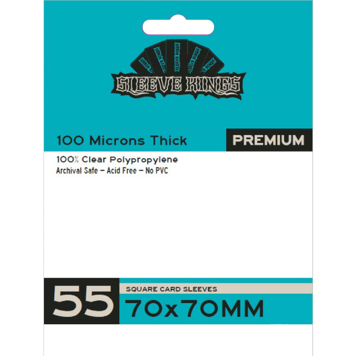 70x70mm Sleeve Kings Small Square Card Sleeves