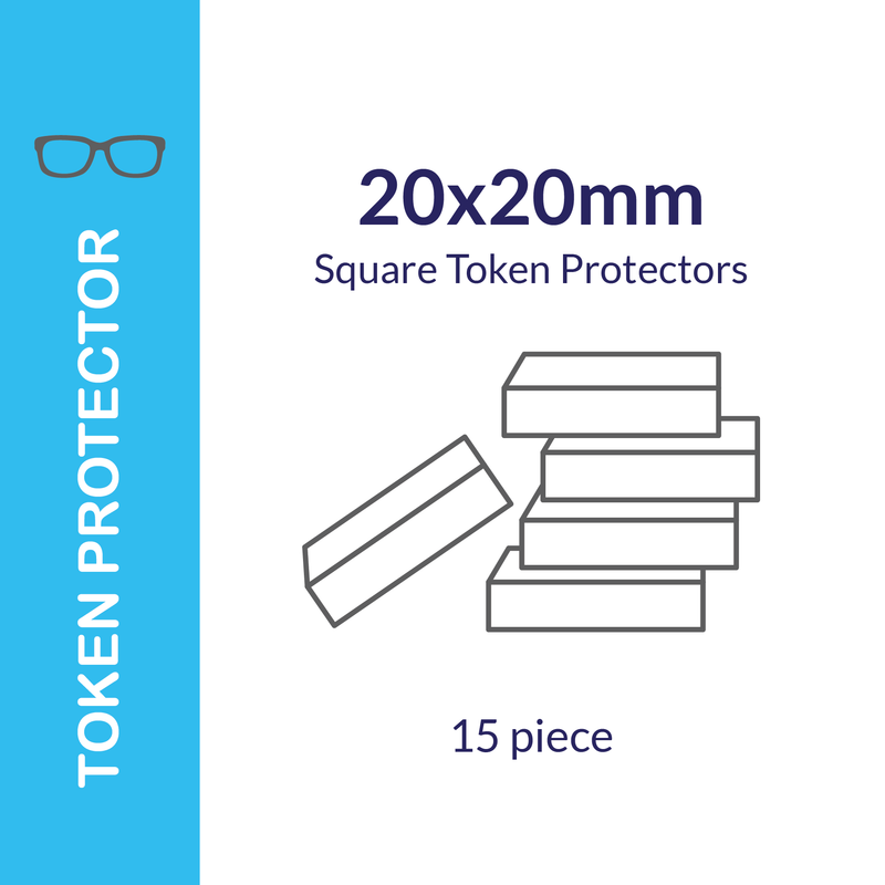 Square Token Protectors (15-Piece Pack)