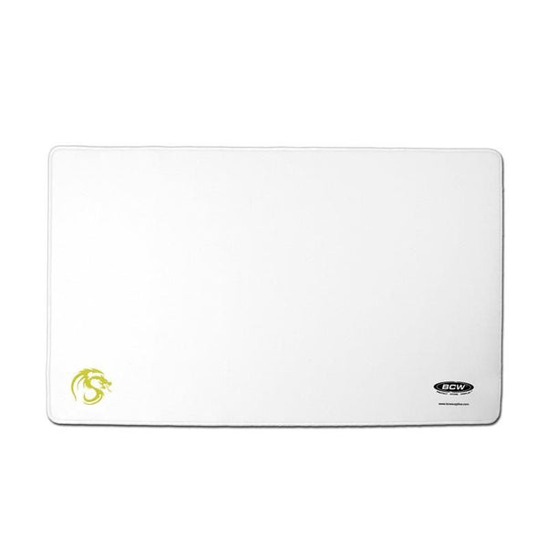 BCW Playmat with Stitched Edge - White