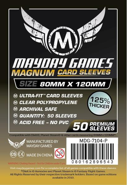 80x120mm Mayday Dixit Game Sleeves (Standard/Premium)