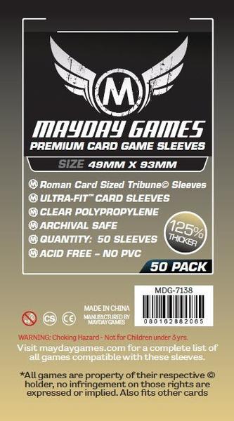 49x93mm Mayday Tribune Game Sleeves (Standard/Premium)