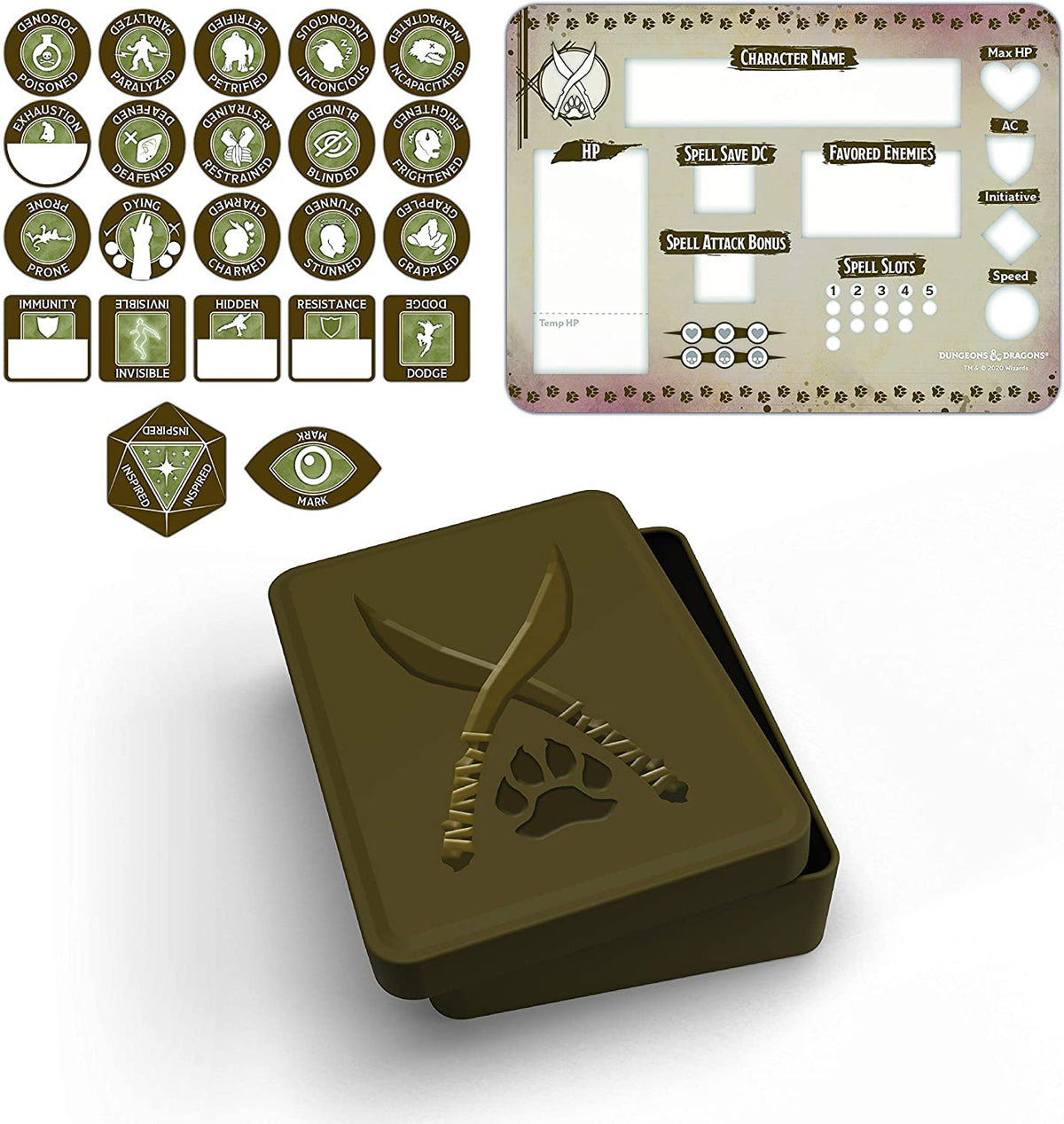D&D: Ranger Character Token Set