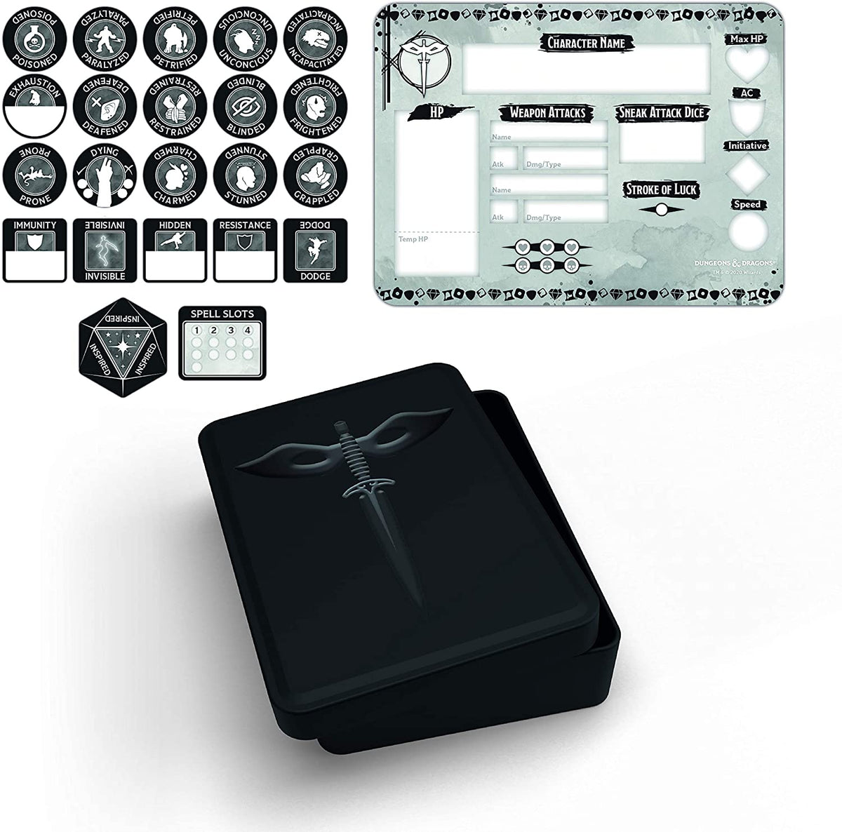 D&D: Rogue Character Token Set