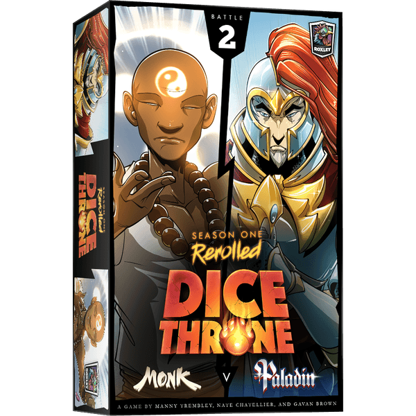 Dice Throne Season 1 ReRolled: Monk vs. Paladin (Battle 2)