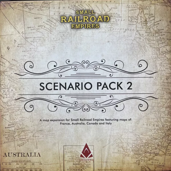 Small Railroad Empires Bundle: Core Game with Red Company Expansion and Scenario Packs 1&2