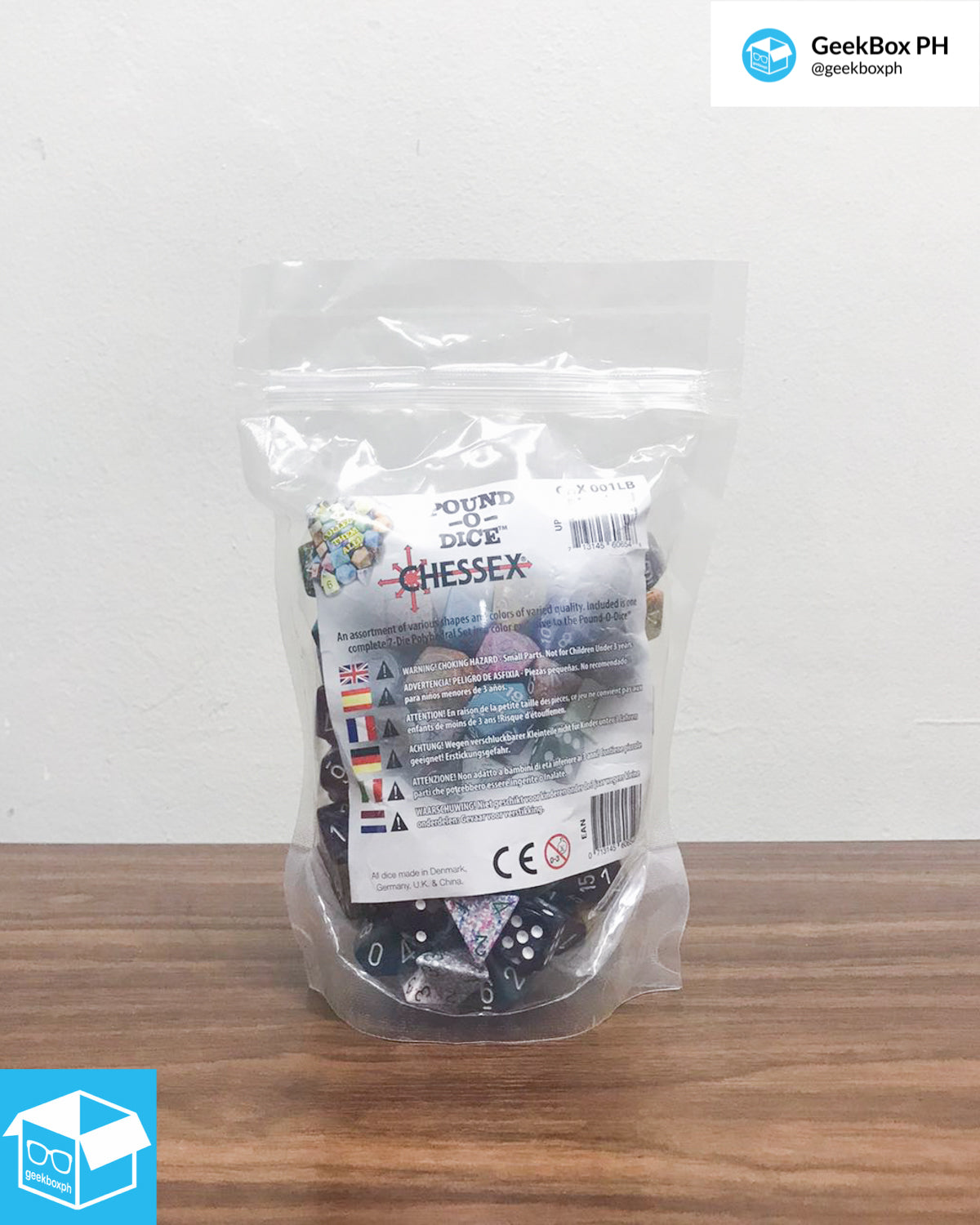 Chessex Bulk Dice Set: Assorted Polyhedral Pound of Dice