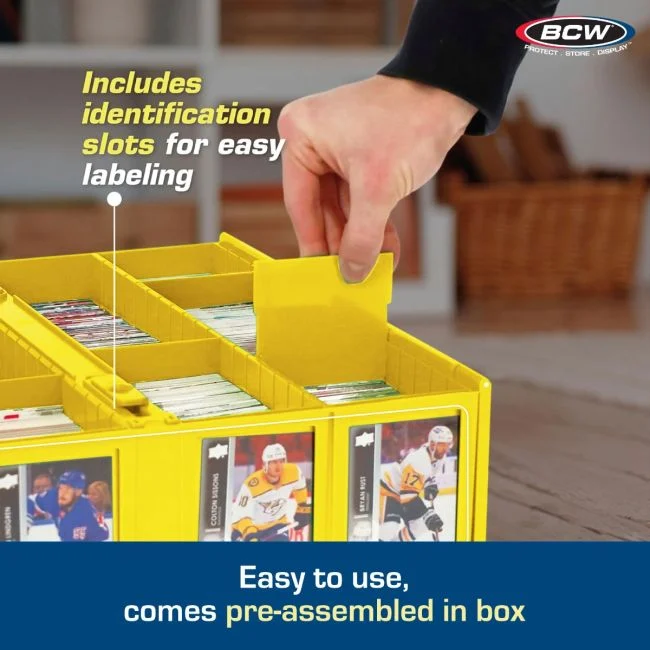 Bcw BCW Collectible Card Bin Yellow 3200 ct Philippines - GeekBox.PH