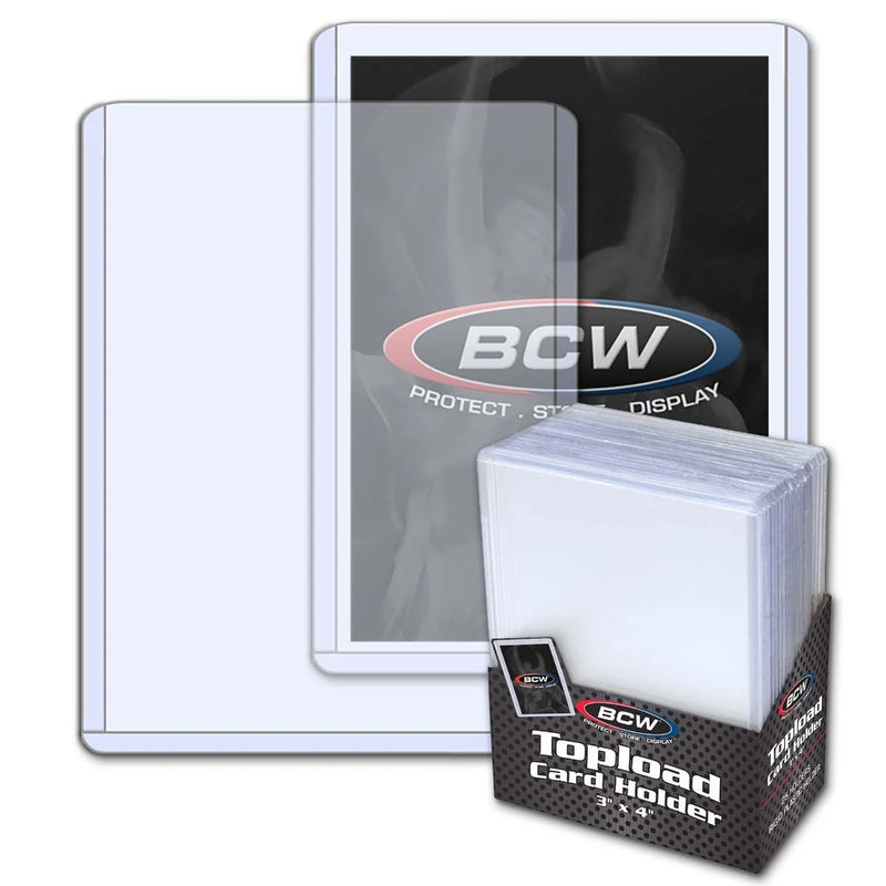 BCW 3x4 inches Topload Card Holder - Standard
