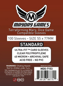 55x77mm Mayday Terraforming Mars Dice Game Compatible Game Sleeves (Standard/Premium)