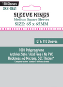 65x65mm Sleeve Kings Medium Square Game Sleeves