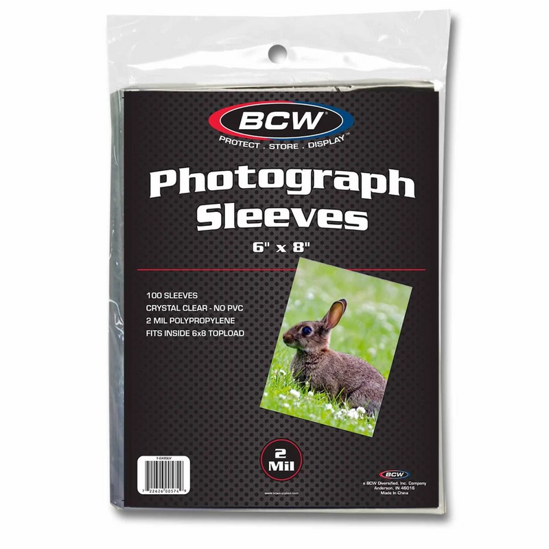 BCW 6x8 inches Photo Sleeves