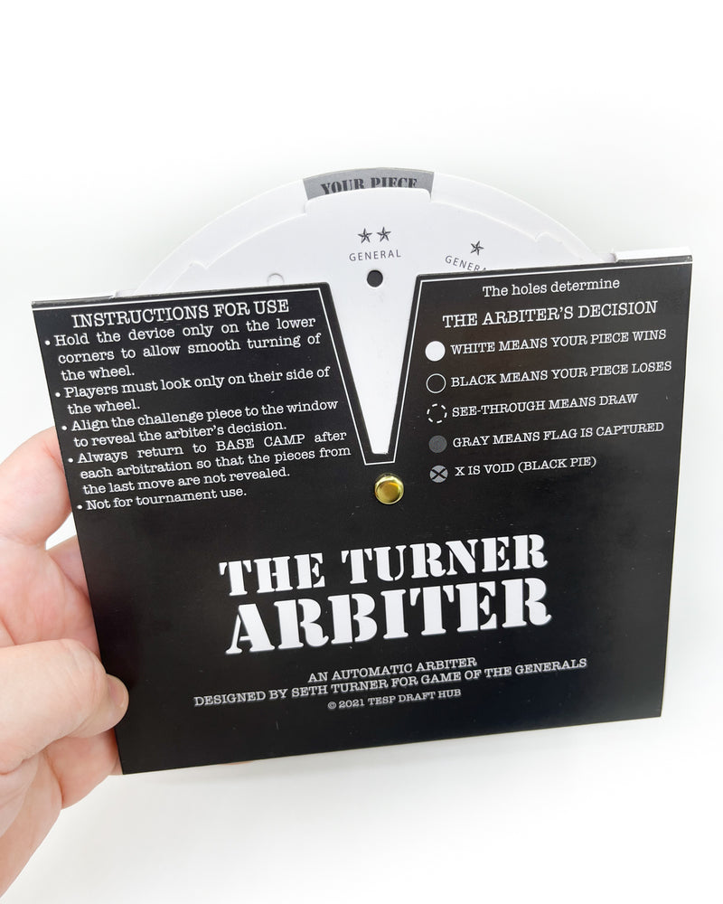 The Turner Arbiter for Game of the Generals