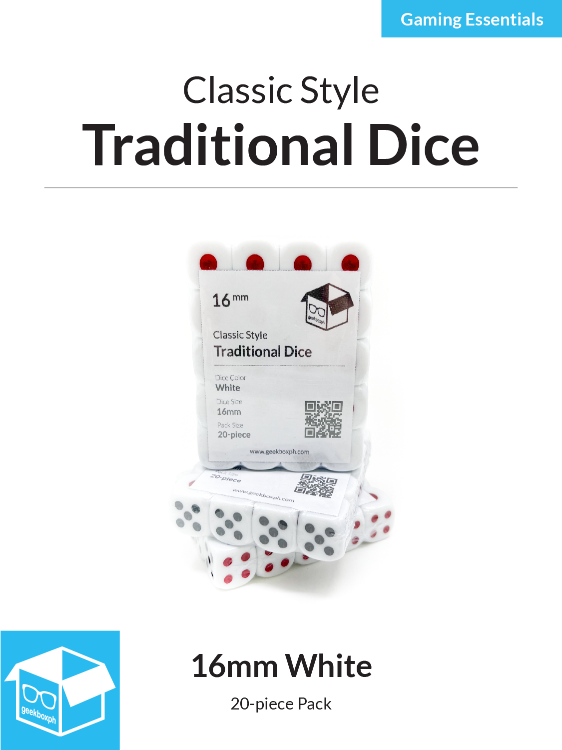 Traditional Style Dice for Mooncake Dice Game