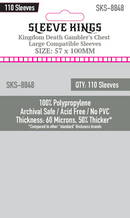 57x100mm Sleeve Kings Kingdom Death Gambler's Chest Large Compatible Sleeves