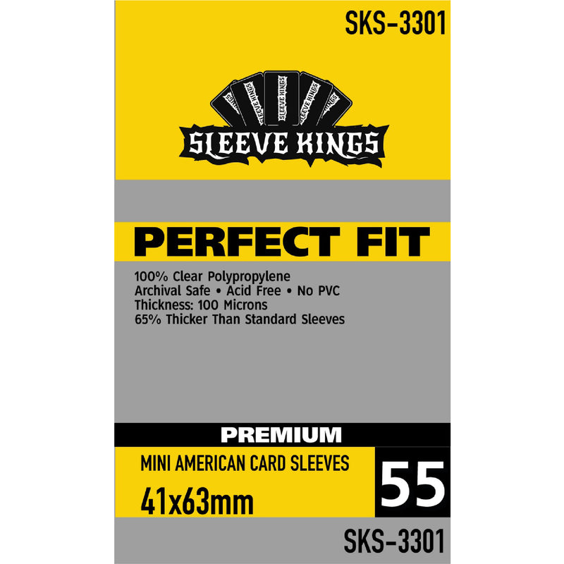 Sleeve Kings Mini USA Card Sleeves 41x63mm Philippines - GeekBox.PH Sleeve Kings Mini USA Card Sleeves 41x63mm Philippines - GeekBox.PH