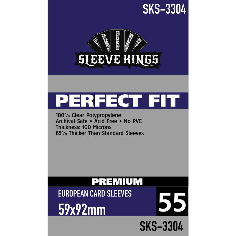 Sleeve Kings Euro Card Sleeves 59x92mm Philippines - GeekBox.PH Sleeve Kings Euro Card Sleeves 59x92mm Philippines - GeekBox.PH
