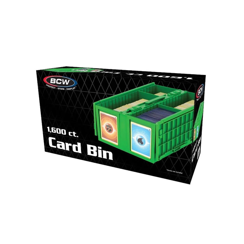 BCW Collectible Card Bin Green 1600 ct