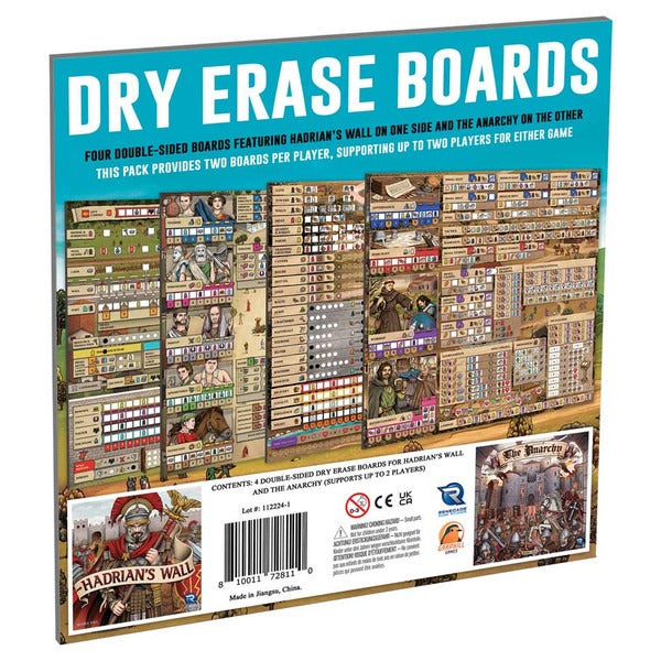 Dry Erase Boards for Hadrian's Wall and The Anarchy