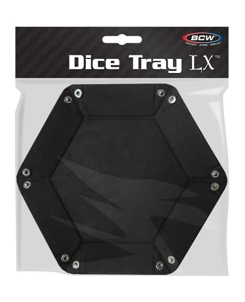 BCW Hexagon Dice Tray LX - Black