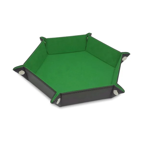 BCW Hexagon Dice Tray LX - Green