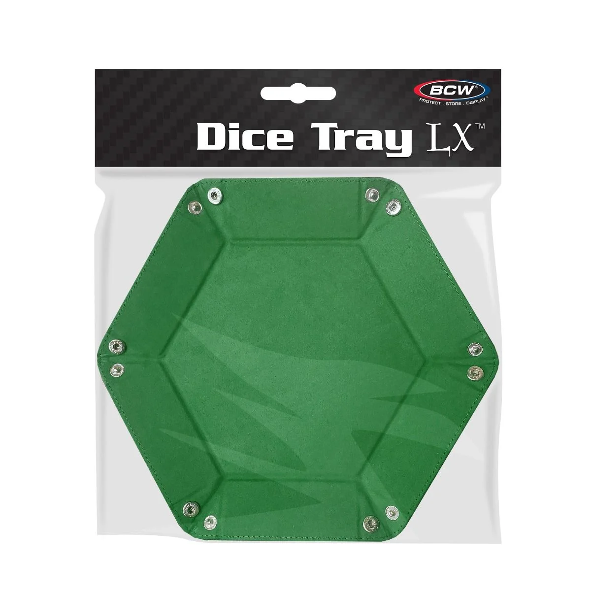 BCW Hexagon Dice Tray LX - Green
