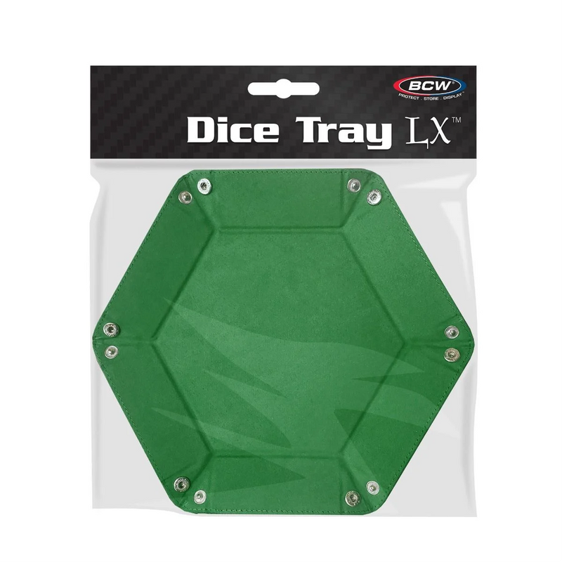 BCW Hexagon Dice Tray LX - Green