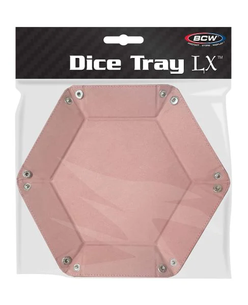 BCW Hexagon Dice Tray LX - Pink