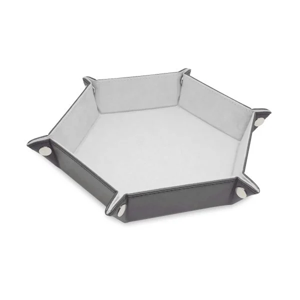 BCW Hexagon Dice Tray LX - White