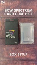 BCW Card Cube - 15ct (12-cubes) - for 63.5x88mm cards