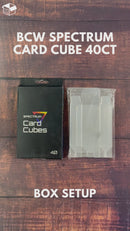BCW Card Cube - 40ct (12-cubes) - for 63.5x88mm cards