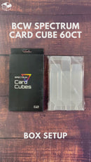 BCW Card Cube - 60ct (12-cubes) - for 63.5x88mm cards