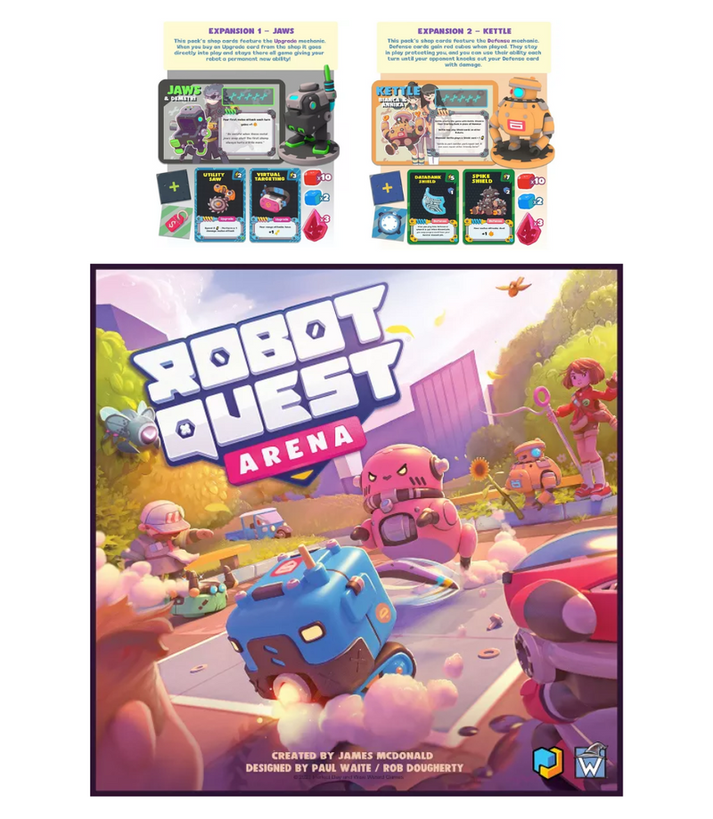 Robot Quest Arena Bundle: Core Game + 2 Robot Pack Expansions