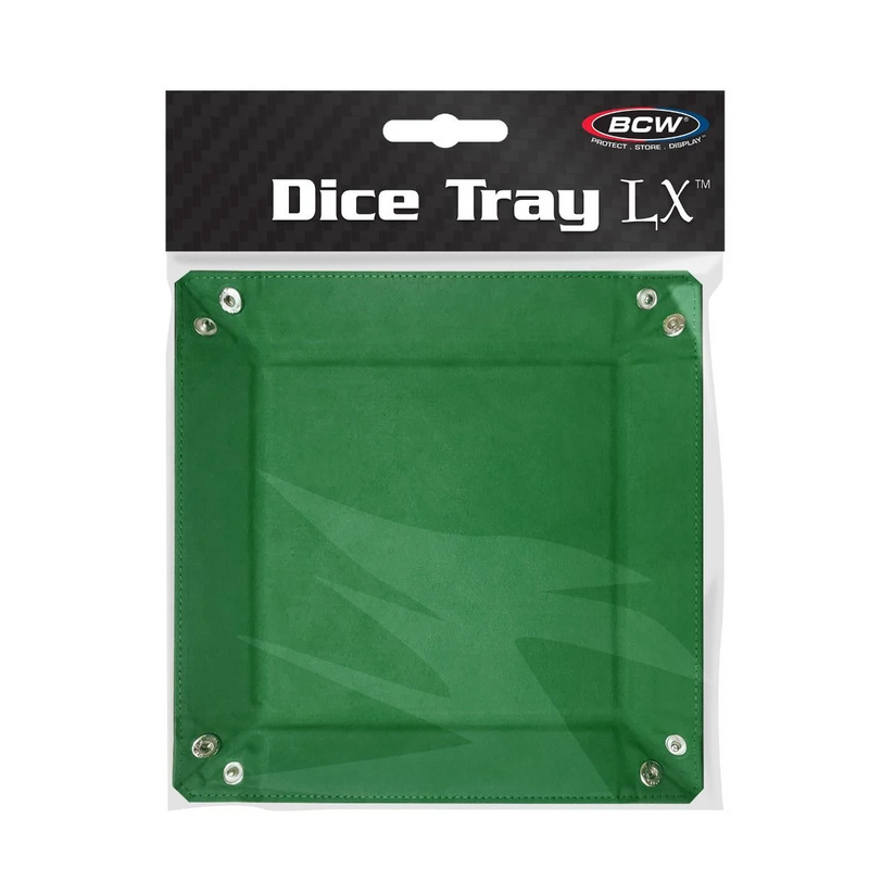 BCW Square Dice Tray LX - Green