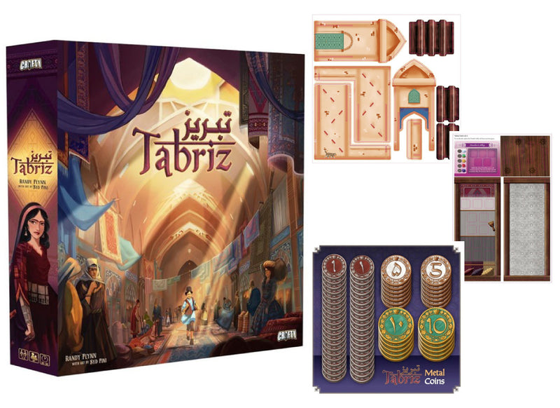 Tabriz Bundle: Core Game with 2 Promos and Metal Coins