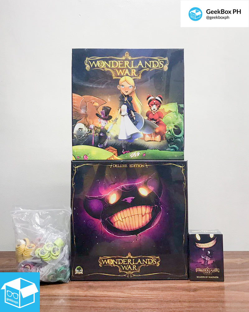 Wonderland's War Bundle: Deluxe Edition with Shards of Madness Expansion and Premium Chips (2nd Printing)