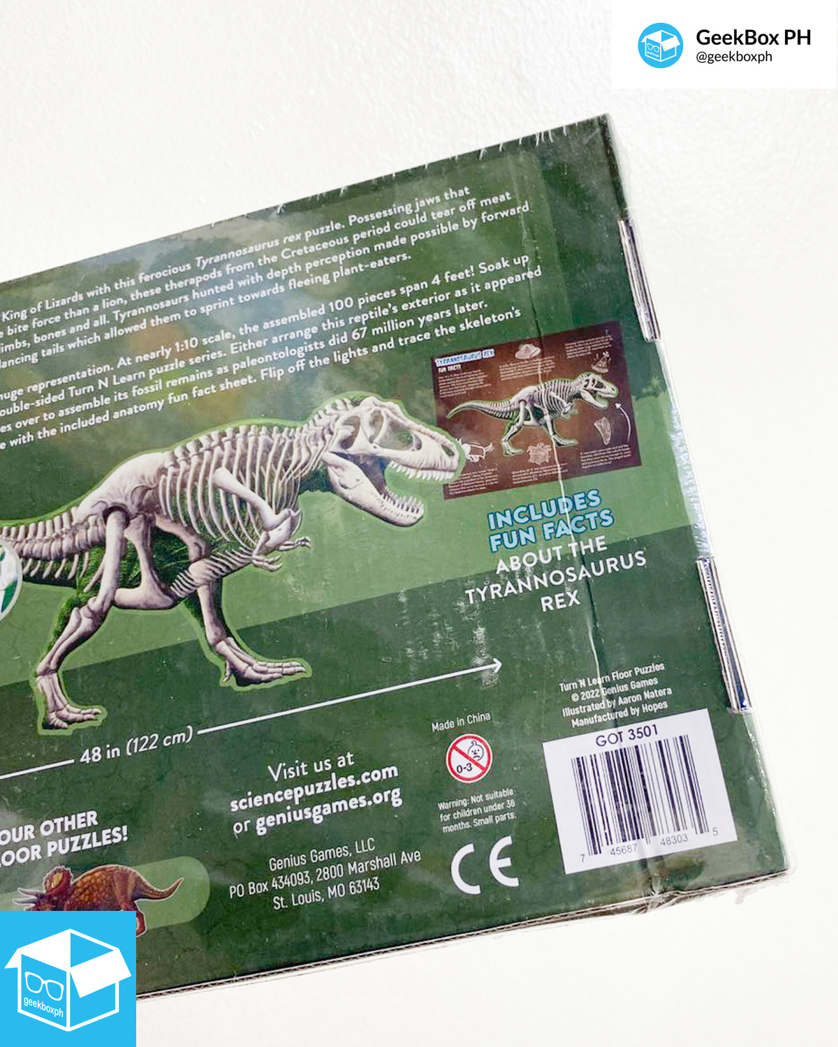 Floor Puzzle: Tyrannosaurus Rex (100pc)