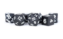Metal 7-Dice Set - Black (Metallic Dice Games)