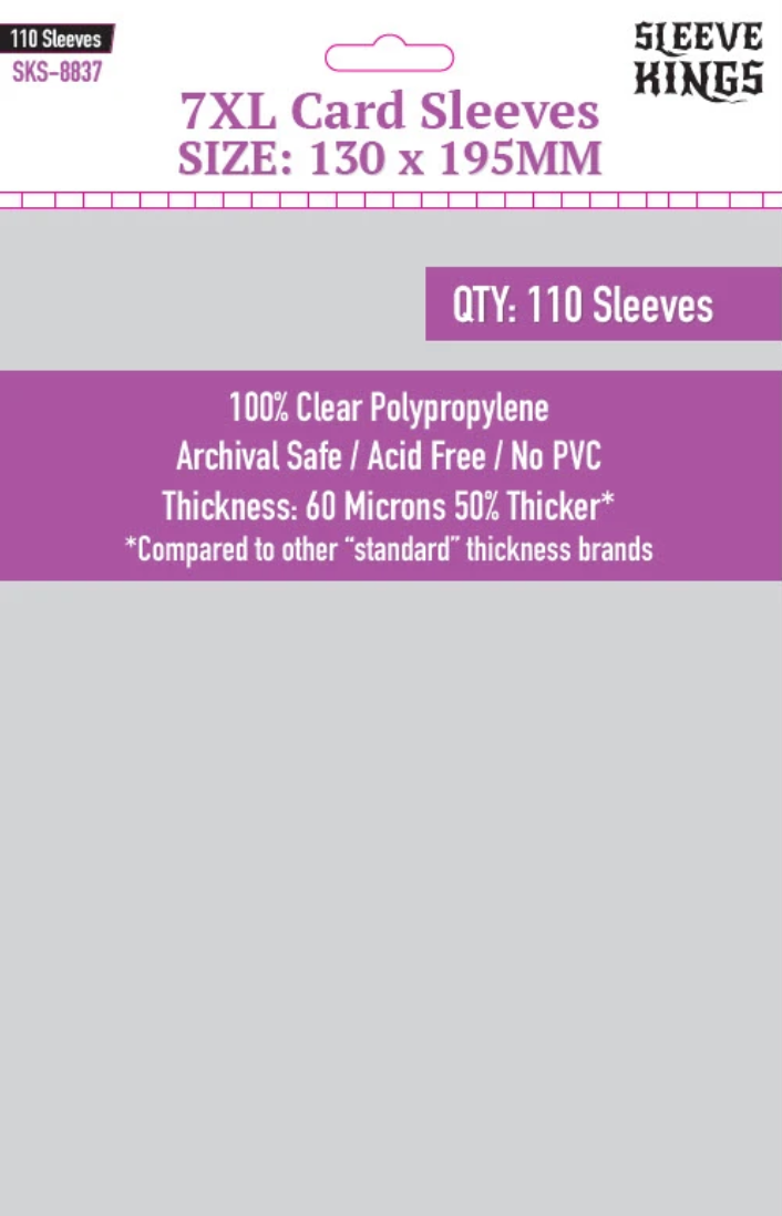 130x195mm Sleeve Kings 7XL Super Large Sleeves